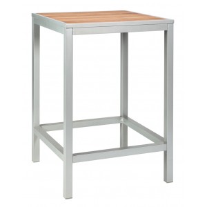Brew Poseur Table Alu Frame Teak-b<br />Please ring <b>01472 230332</b> for more details and <b>Pricing</b> 